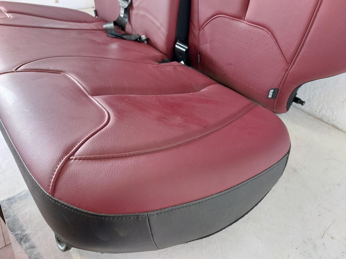 Citroen DS3 Sport Chic R&uuml;cksitzbank Sitzbank R&uuml;cksitz Vollleder weinrot Leder