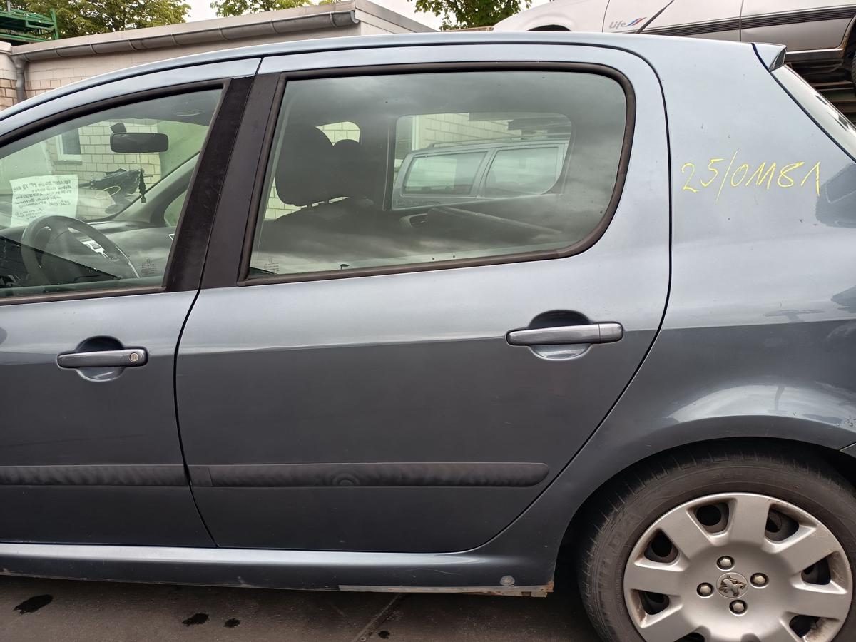 Peugeot 307 orig Tür hinten links 5türer EZW Eisengrau Bj 2005