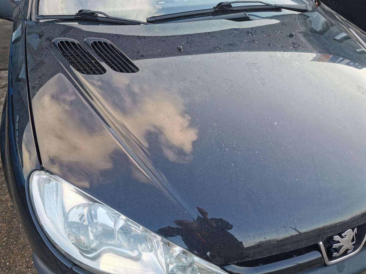 Peugeot 206 CC 2D Motorhaube Haube Klappe Deckel Bonnet vorn EXY Onyxschwarz