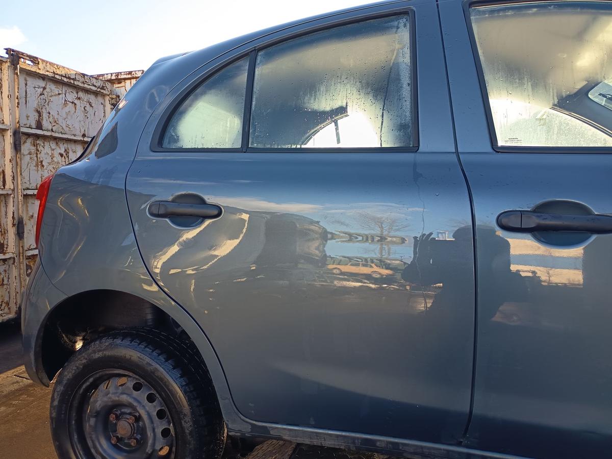 Nissan Micra K13 orig T&uuml;r hinten rechts 5trg Beifahrerseite FAA Green bis Bj2013