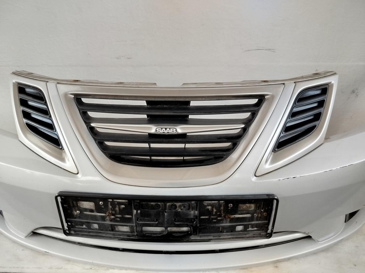 Saab 9-3 YS3 Stossfänger Stossstange Bumper vorn NSW SRA 309 Kristallsilber met