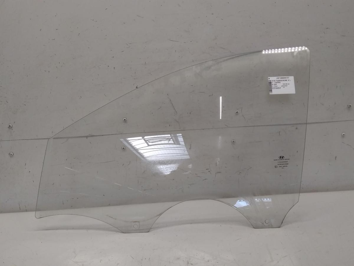 Hyundai i20 PB T&uuml;rscheibe vorn links 5-T&uuml;rer Klarglas Bj.2009
