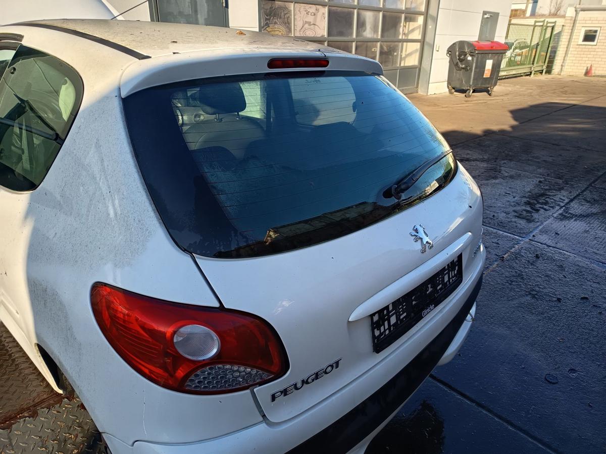 Peugeot 206+ original Heckklappe mit Scheibe EWP Polarwei&szlig; Bj 2012