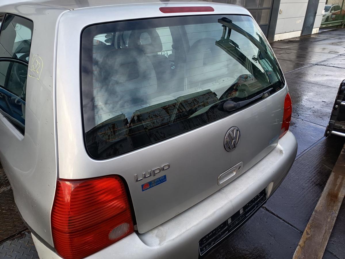 VW Lupo original Heckklappe mit Scheibe Deckel hinten R7X Mondsilber Bj 2000