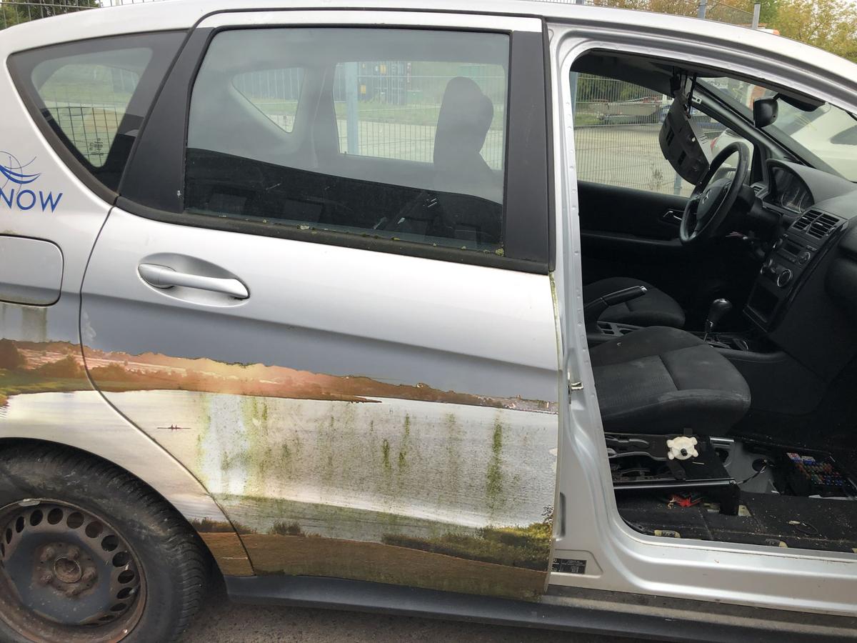 Mercedes A-Klasse W169 T&uuml;r hinten rechts Fondt&uuml;r im Rohbau Mopf 761 Polarsilber