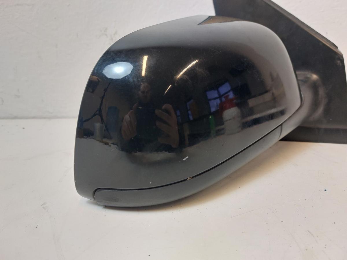 VW Polo 9N1 Aussenspiegel R&uuml;ckspiegel Spiegel elek rechts L041 schwarz