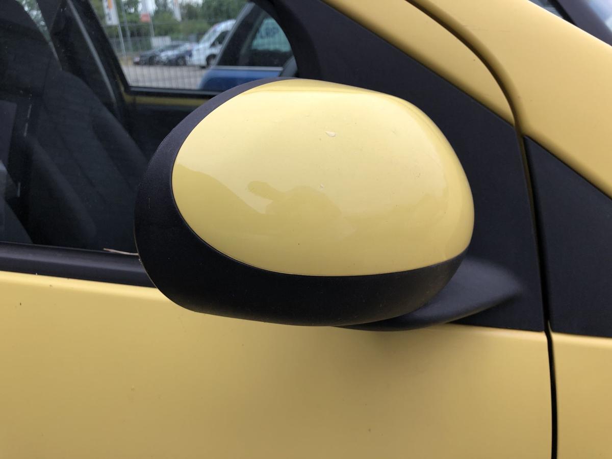 Peugeot 107 Typ P Au&szlig;enspiegel rechts R&uuml;ckspiegel manuell KBL Citrus Gelb