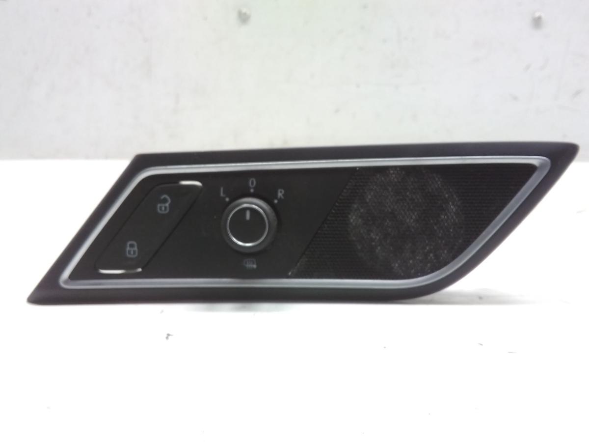 VW Golf Sportsvan original Schalter Au&szlig;enspiegelverstellung mit Blende Bj.2017