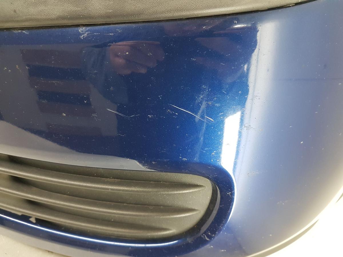 Opel Corsa C Stoßstange Stoßfänger vorn 09116126 4CU Ultrablau Modell bis 2003