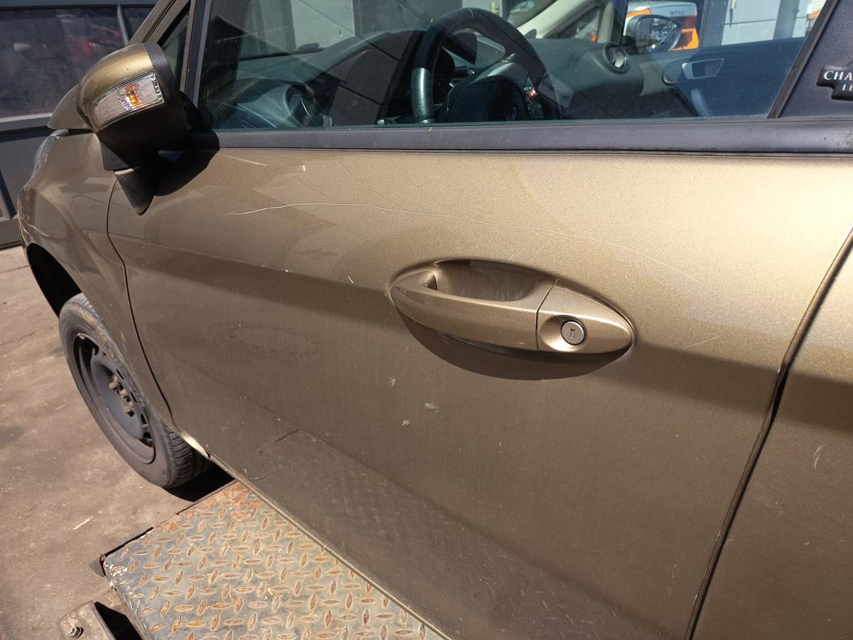 Ford Fiesta VI original T&uuml;r vorne links Castano-Braun Metallic Baujahr 2012