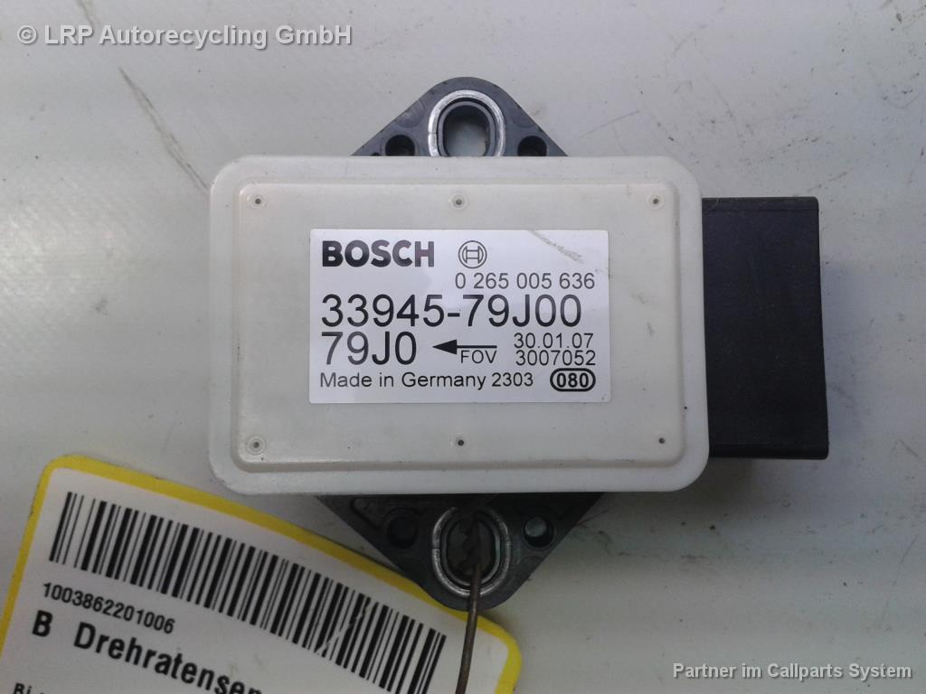 Suzuki SX4 BJ2007 Sensor ESP Drehratensensor 3394579J00 Bosch 0265005636