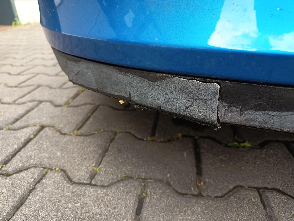 Renault Clio III orig Stoßstange vorn Stossfänger NSW TEI45 Blau met Bj 2006