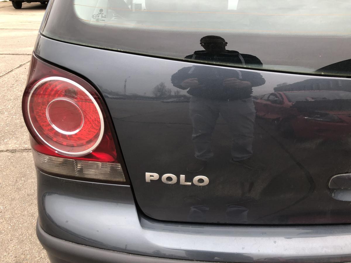 VW Polo 9N3 Heckklappe mit Heckscheibe Rohbau 3 und 5 t&uuml;rer LC7V grau
