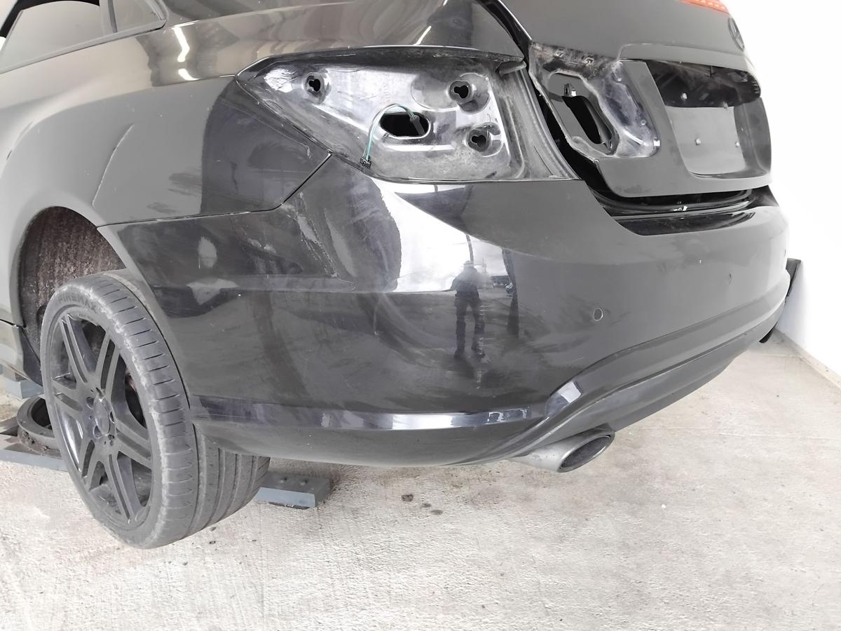 Mercedes E-Klasse Coupe C207 orig.Stossfänger Stoßstange hinten PDC BJ2009 197 obsidianschwarzmetallic