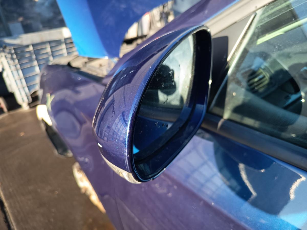 VW Passat 3C B6 original Aussenspiegel links elektrisch D5Q Shadow Blue Bj 2008