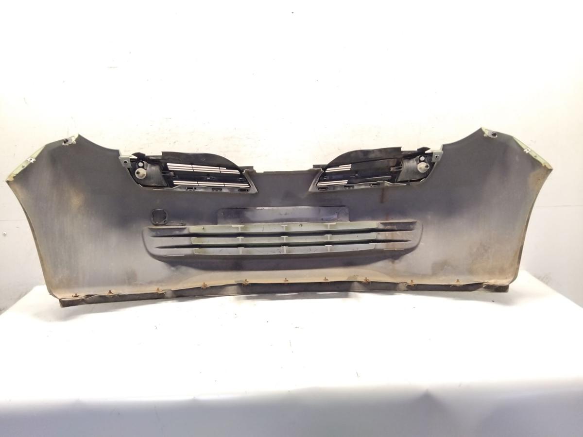 Nissan Micra K12 orig Sto&szlig;f&auml;nger Sto&szlig;stange vorn J13 Seegrasgr&uuml;n Metallic BJ2003