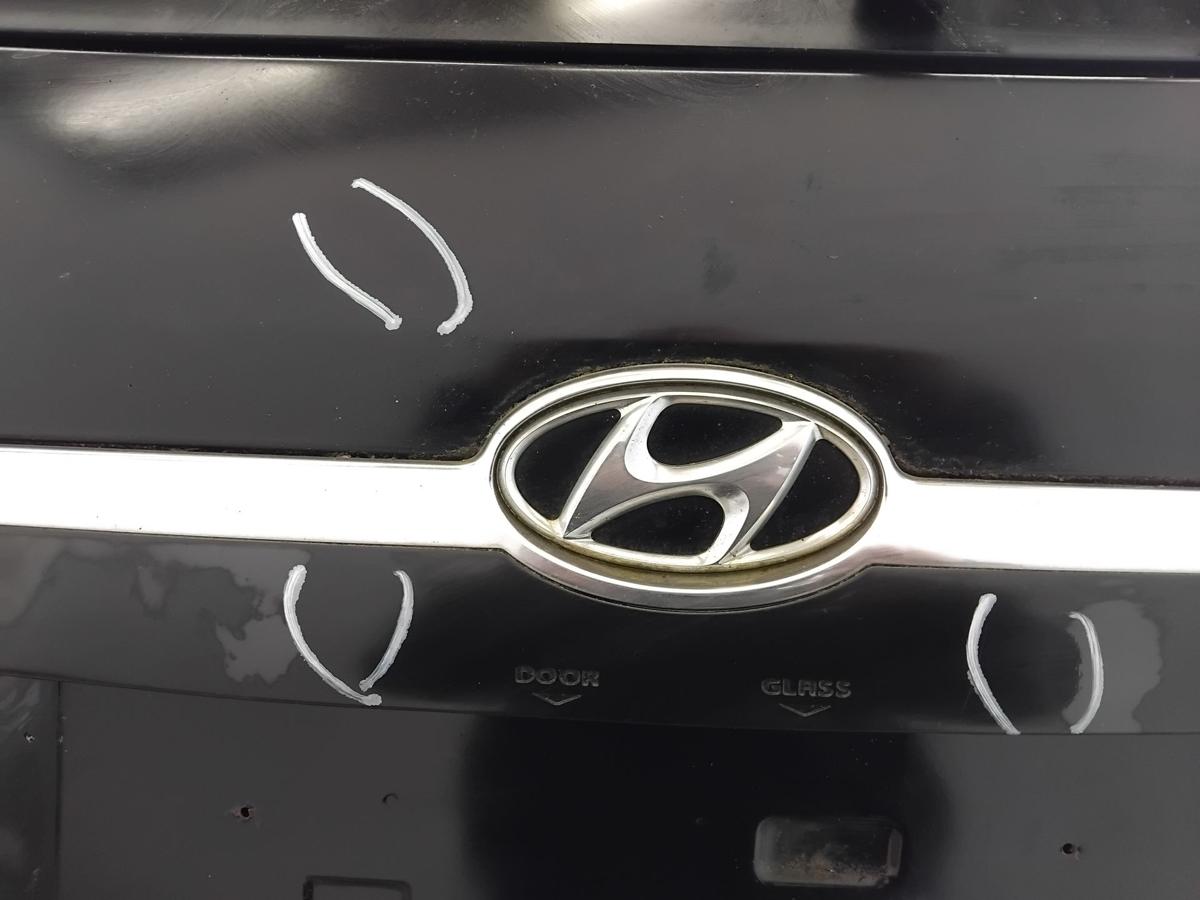 Hyundai Tucson JM Heckklappe schwarz EB ebony black mit Heckscheibe BJ2006