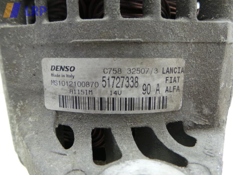 Fiat Stilo Multi Wagon 192 Lichtmaschine Generator 51727338 MS1012100870 DENSO