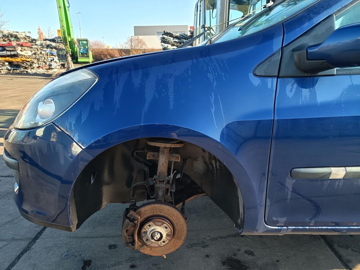 Renault Clio III orig Kotfl&uuml;gel links NV432 Blau Bj 2006