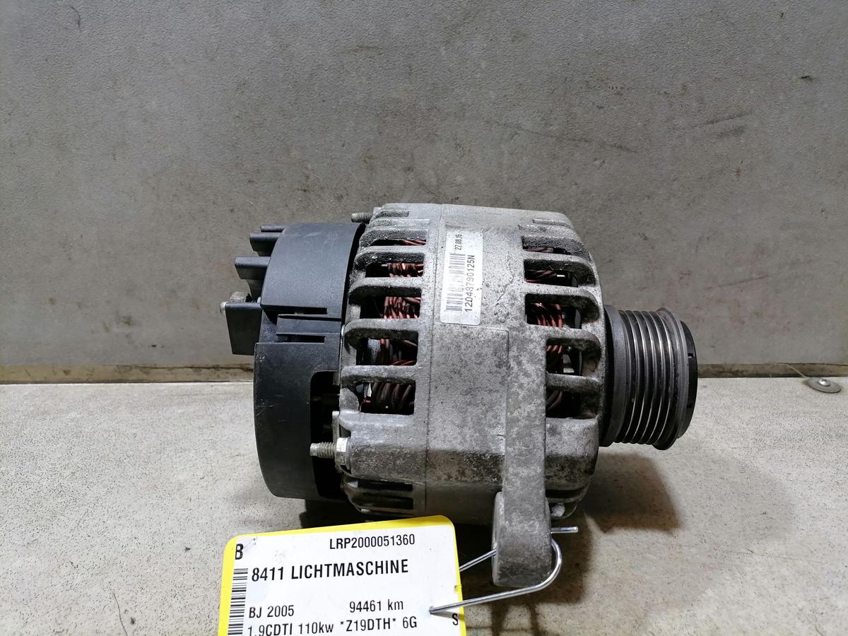 Opel Astra H Lichtmaschine Generator 1,9CDTI 110kw Bj.2005