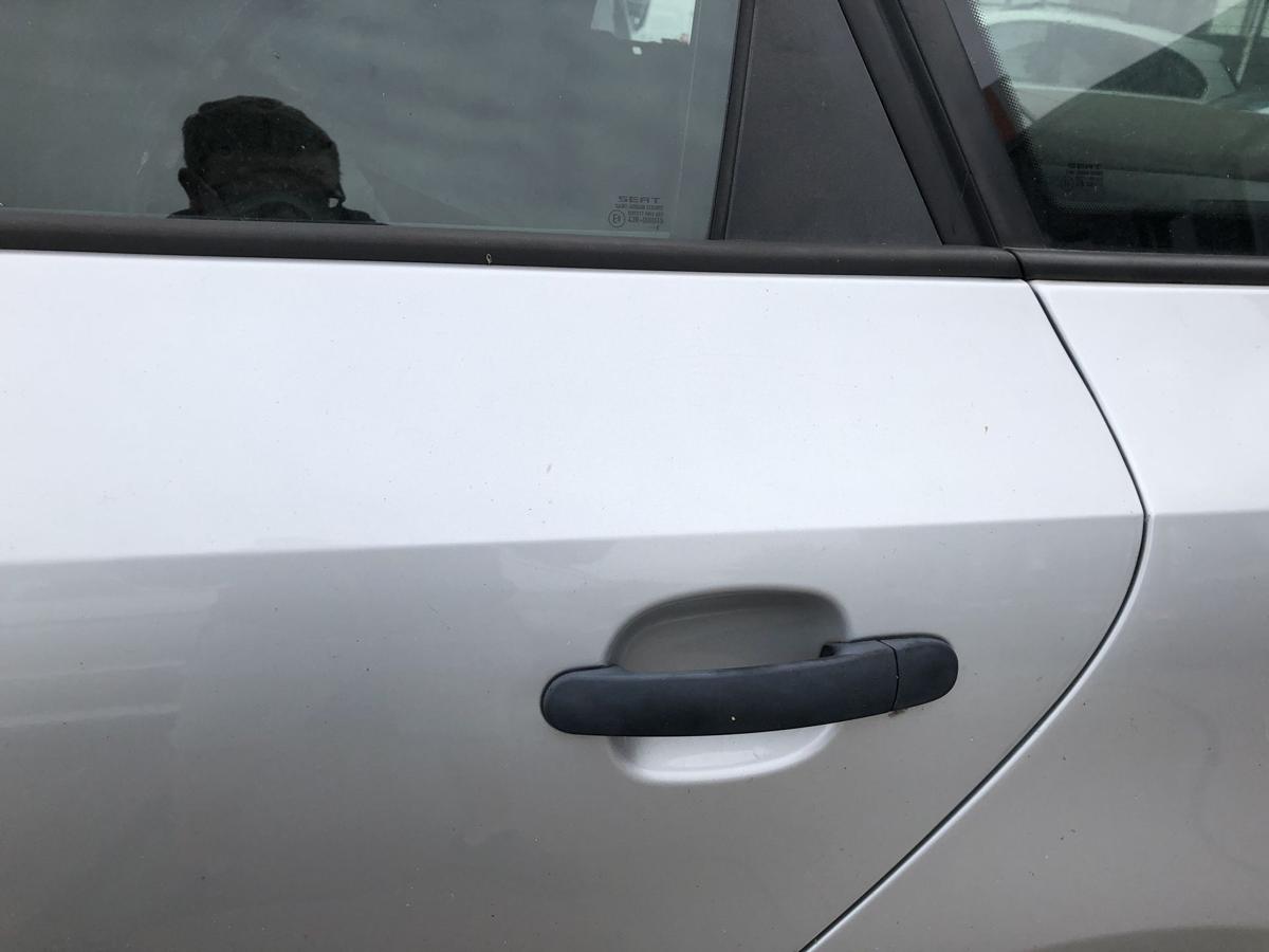 Seat Ibiza 6J 6P ST Kombi Tür hinten links Fondtür Roh LX7W Eissilber Metallic