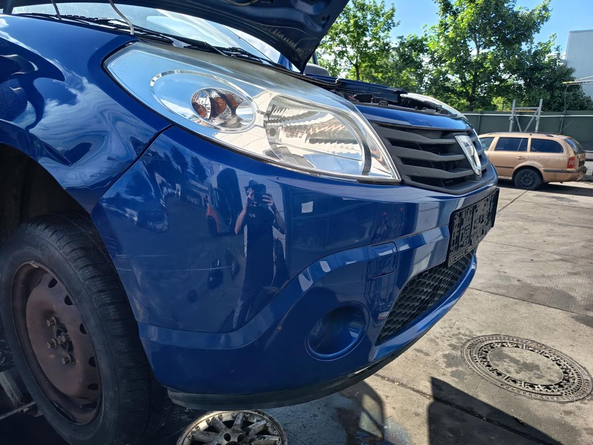 Dacia Sandero 1 BS original Sto&szlig;stange F&auml;nger vorn Front TERNA Blue Bj 2009