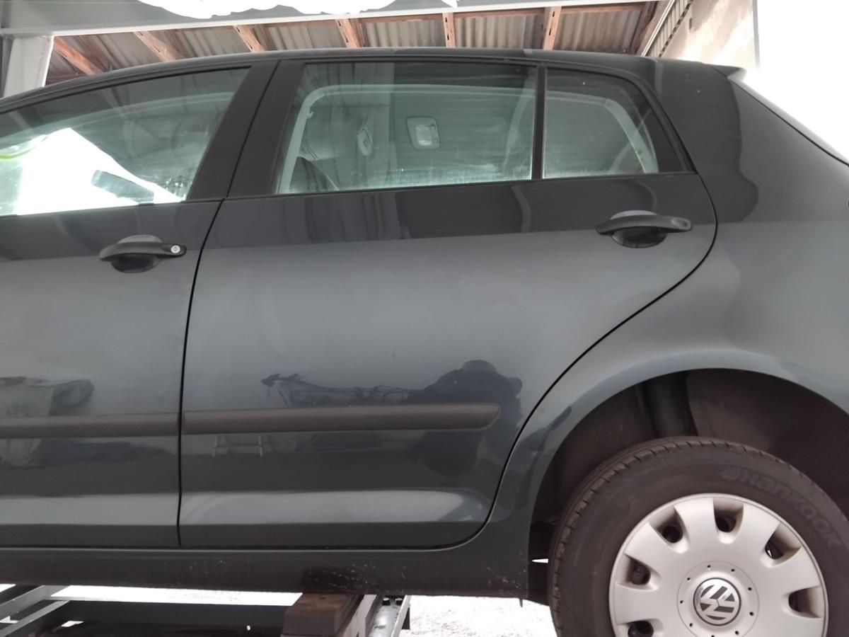 VW Golf Plus 5M Tür hinten links LC5F Bluegraphitmetallic BJ2006