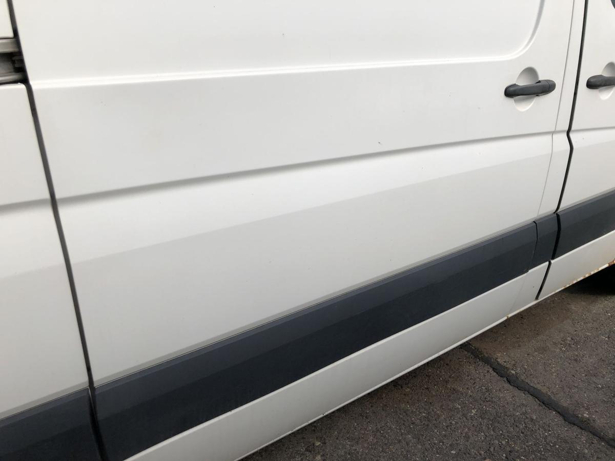 VW Crafter 35 2E Kasten Schiebetür rechts ohne Scheibe Hochdach LB9A weiss