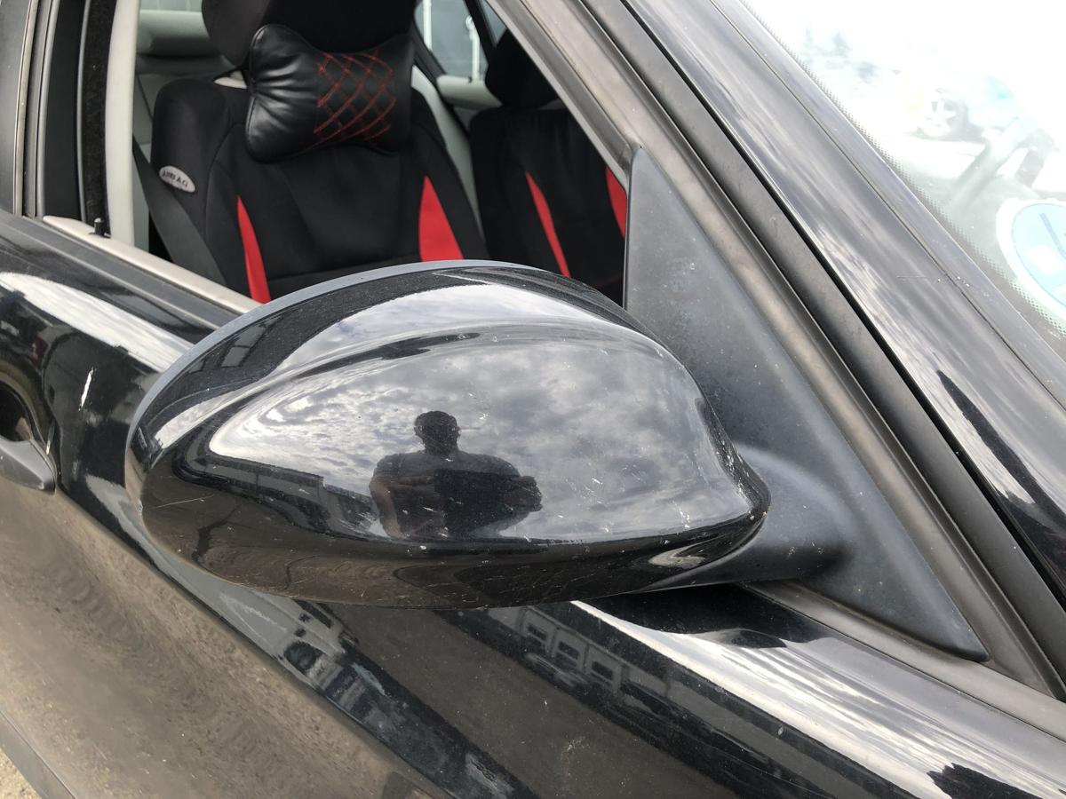 BMW 3er E90 E91 Außenspiegel rechts Seitenspiegel elektrisch schwarz II 668