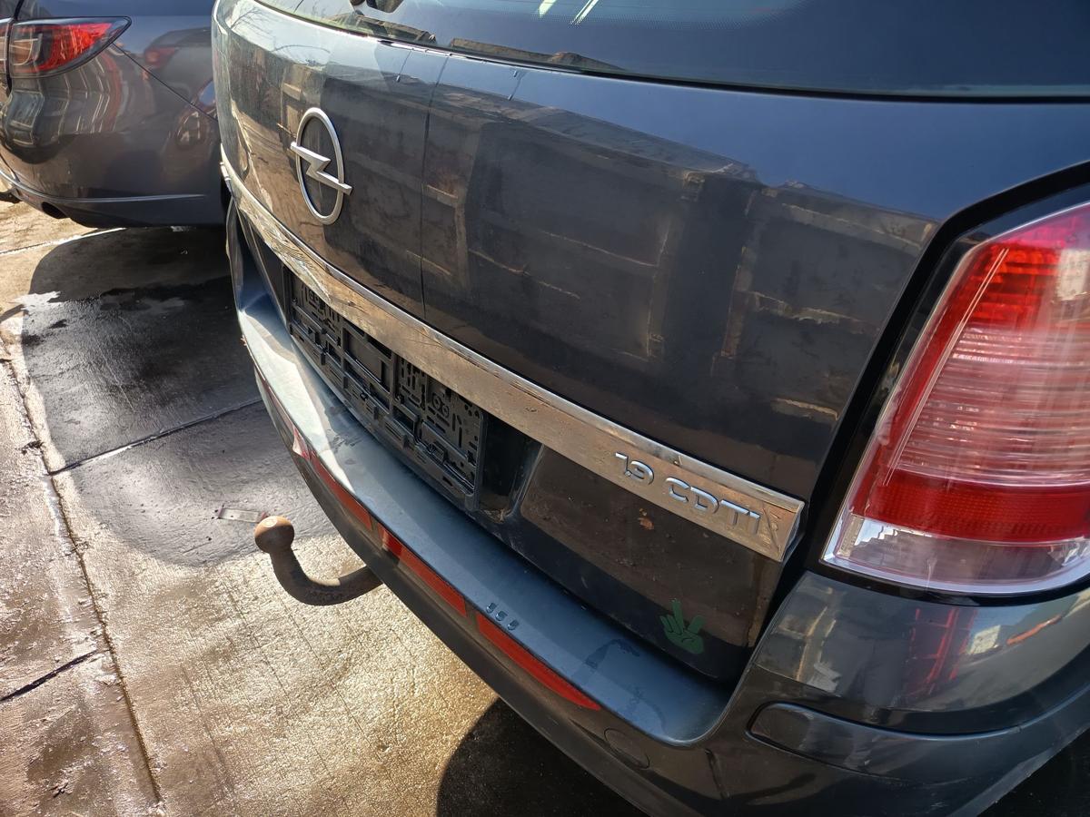 Opel Astra H Caravan original Heckklappe mit Scheibe Z168 Metroblau Bj 2006