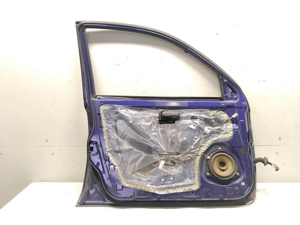 Nissan Micra K12 original T&uuml;r vorn links BW6 Dark Blue Metallic 5t&uuml;rig BJ2003