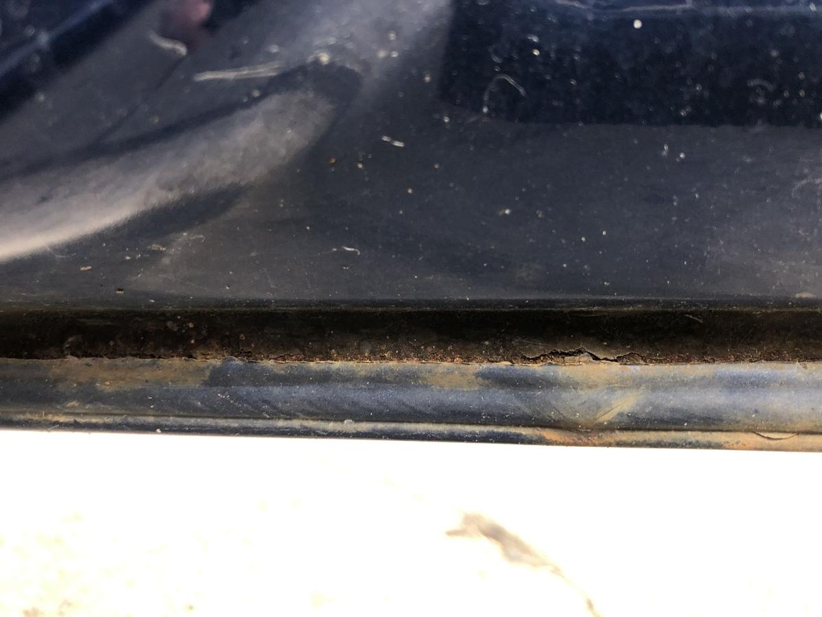 Peugeot 207SW T&uuml;r vorn rechts Beifahrert&uuml;r im Rohbau KPL Montebello blau