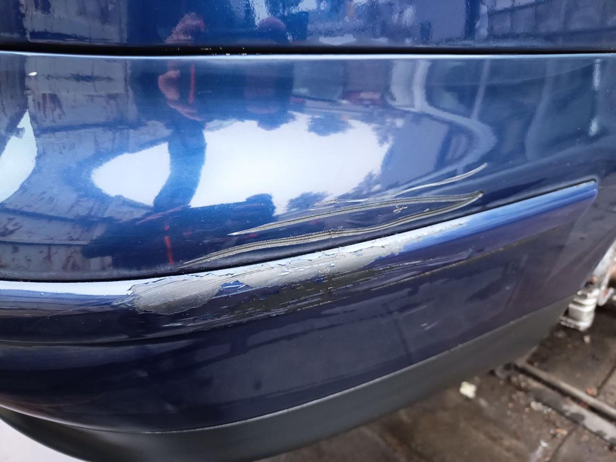 Seat Toledo 1M original Stoßstange Fänger hinten/Heck B5N Indigoblau Bj 2000