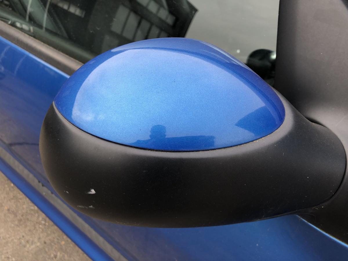 Peugeot 206CC Typ 2D Au&szlig;enspiegel rechts elekt R&uuml;ckspiegel KMF Poseidon Blau