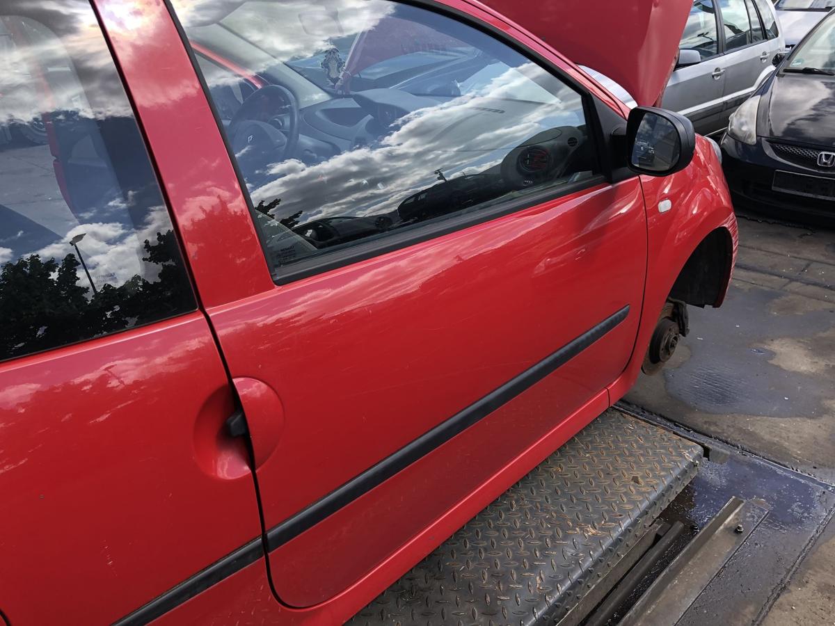Renault Twingo II original Tür rechts Beifahrer OV727 Spanischrot Bj2010