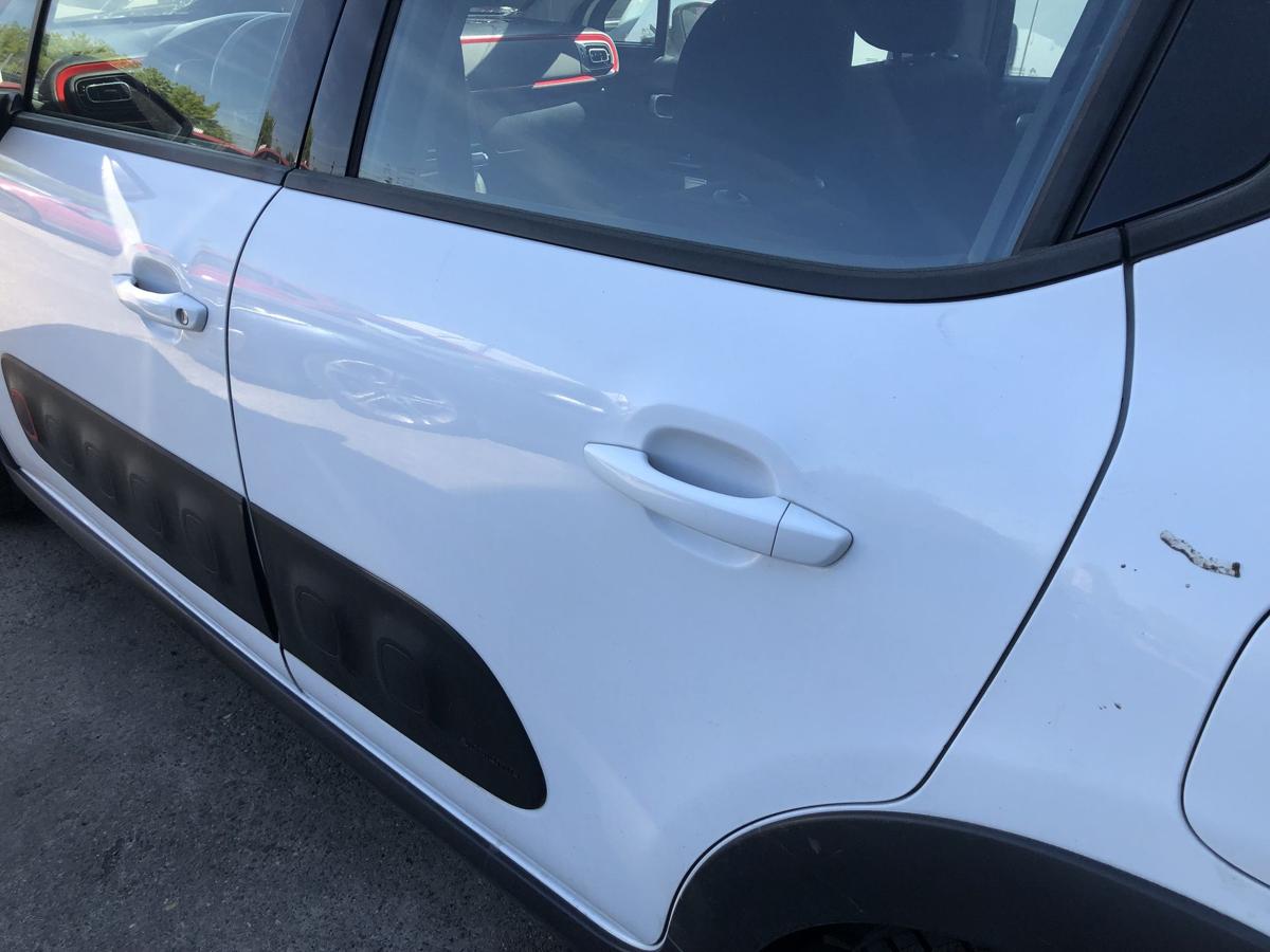 Citroen C3 III SX ab17 Tür hinten links Fondtür im Rohbau EWP weiss Hecktür