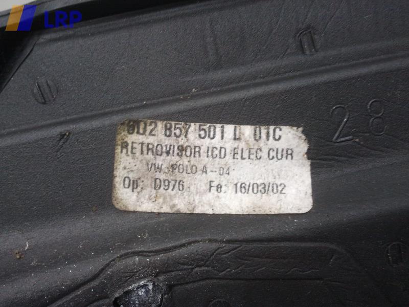 VW Polo 9N BJ2002 elektrischer Spiegel links Rechtslenker 6Q2857501L