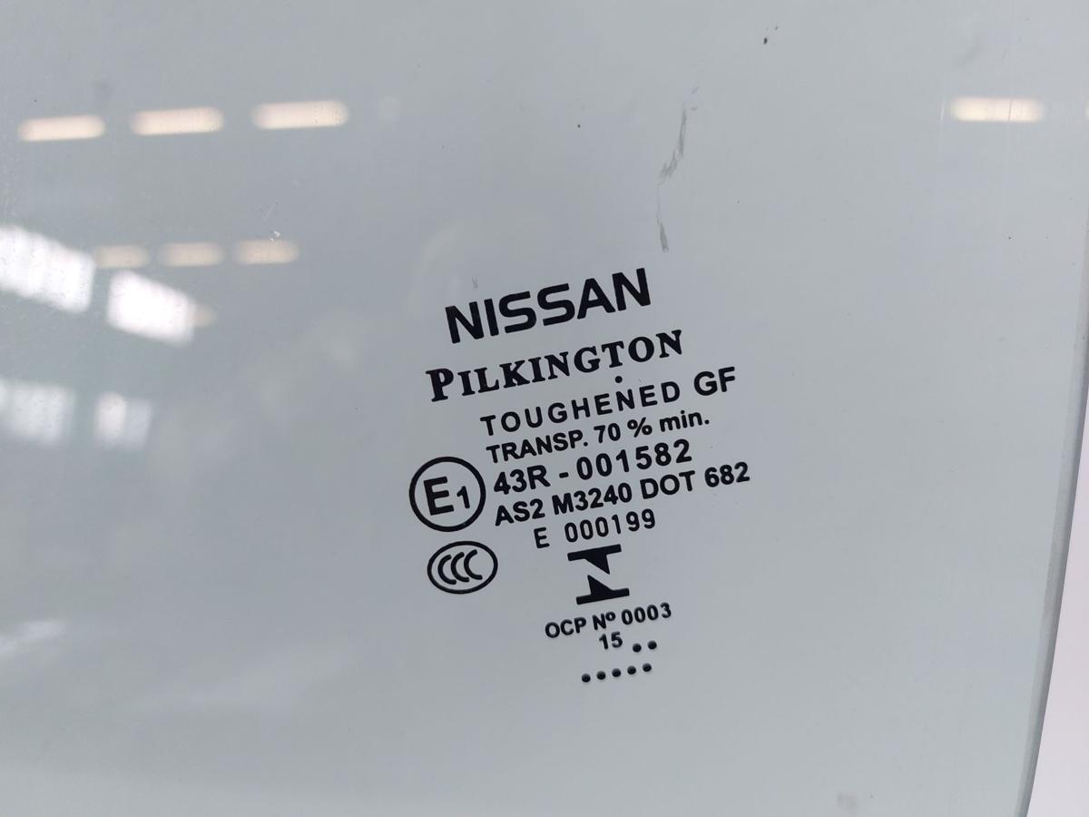 Nissan Qashqai J11 T&uuml;rscheibe vorn links Seitenscheibe Fahrert&uuml;r Colorglas
