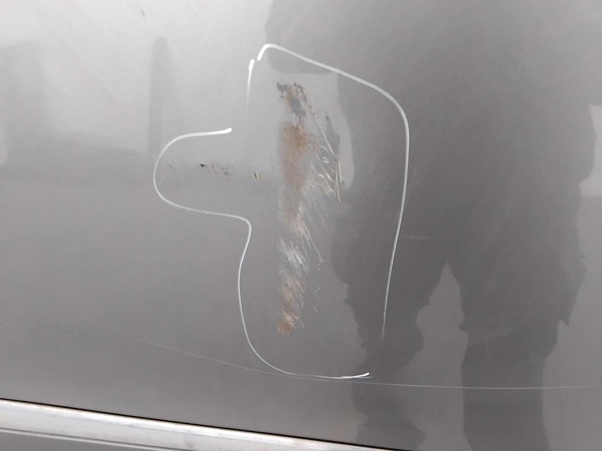 Renault Grand Scenic III T&uuml;r hinten links TEKNG Gris Cassiop&eacute;e BJ2012 Mangel