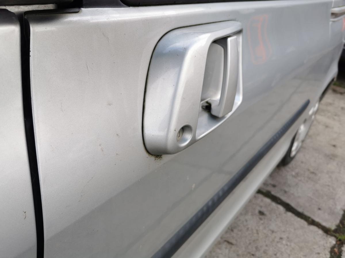 Peugeot 1007 K Fahrertür Tür Schiebetür Autotür links EZR Aluminiumgrau BILDER