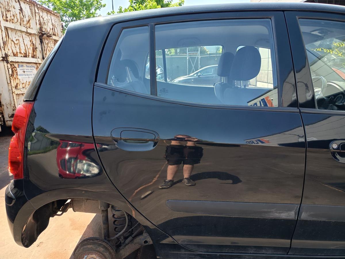 Kia Picanto BA original T&uuml;r hinten rechts Galaxy Black Baujahr 2009