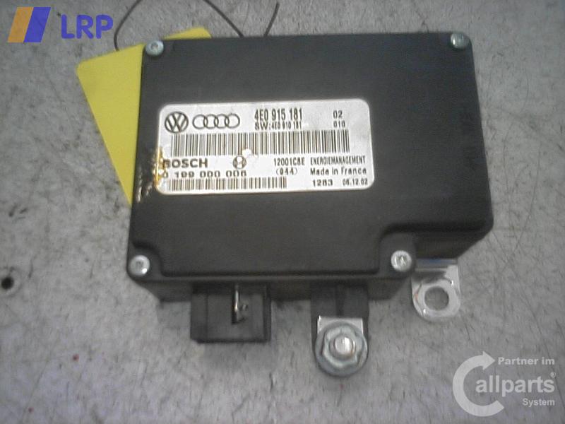 Audi A8 4E Steuergerät Batterie 4E0915181