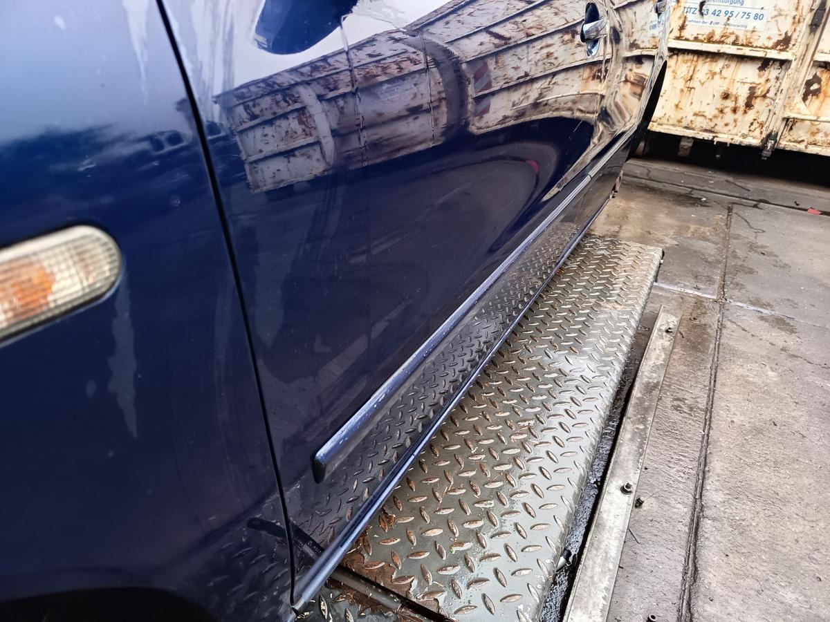 Seat Toledo 1M original Tür vorn links Fahrer B5N Indigoblau Bj 2000