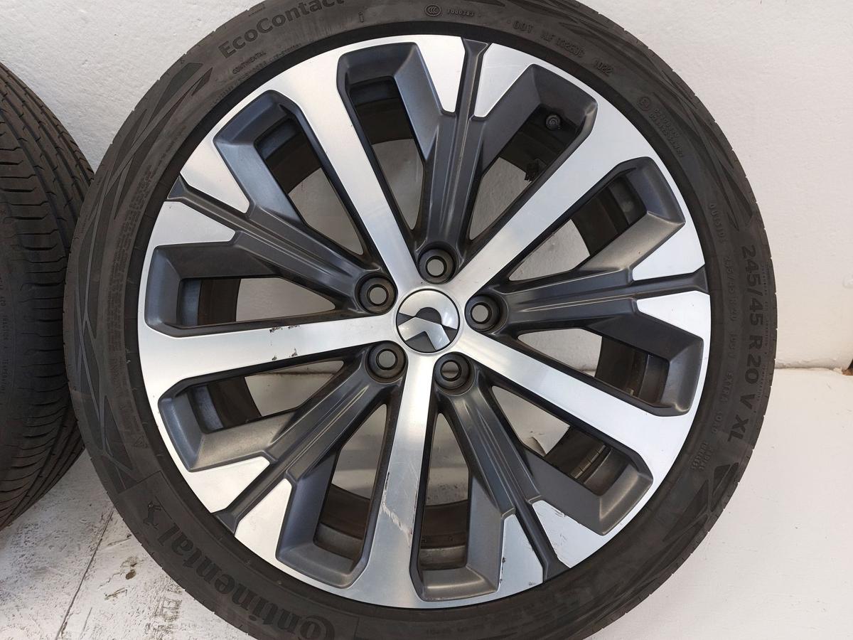 NIO ET7 Elektro Komplettradsatz Alufelgen 20 Zoll 9x20 Conti Sommer 245/45 R20