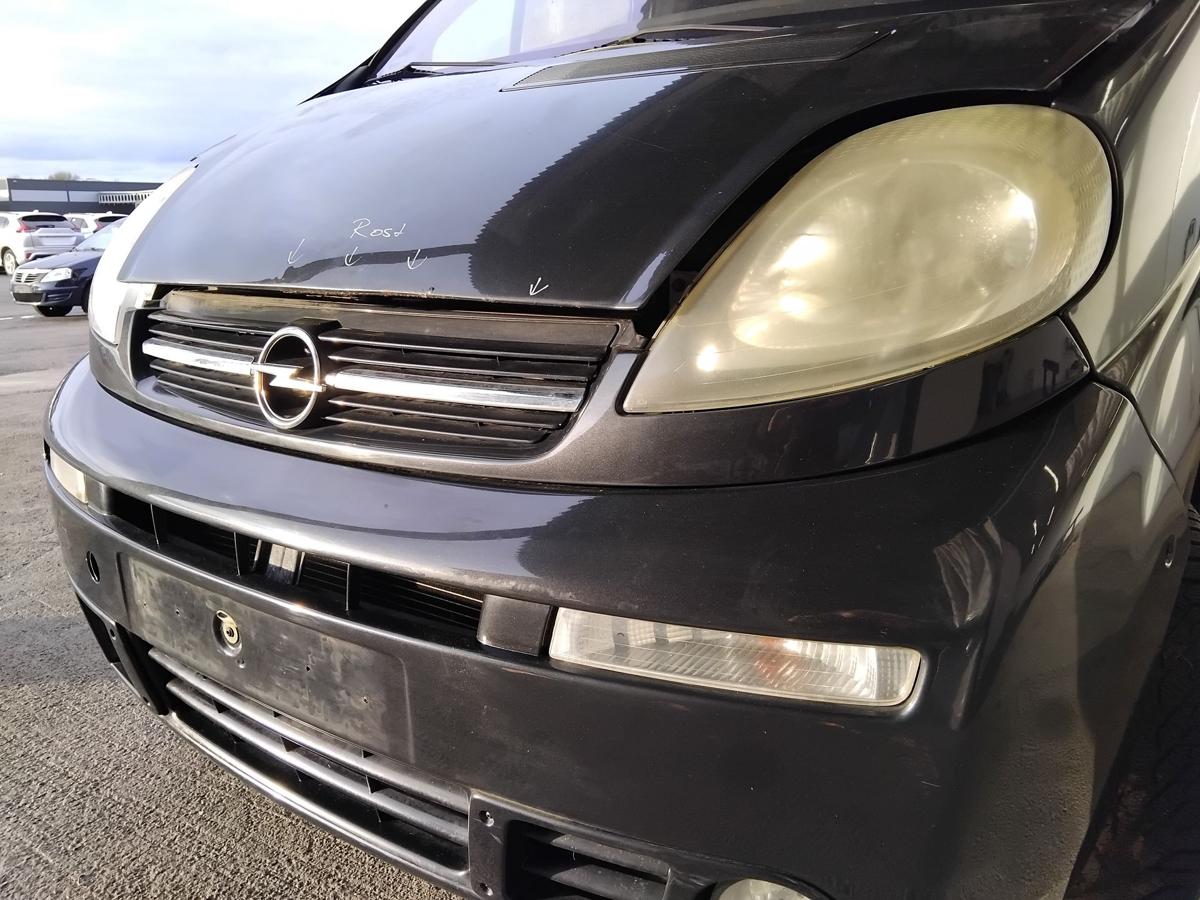 Opel Vivaro A original Kühlergrill mit Emblem und Frontblende BJ2003 L298 mitternachtschwarz