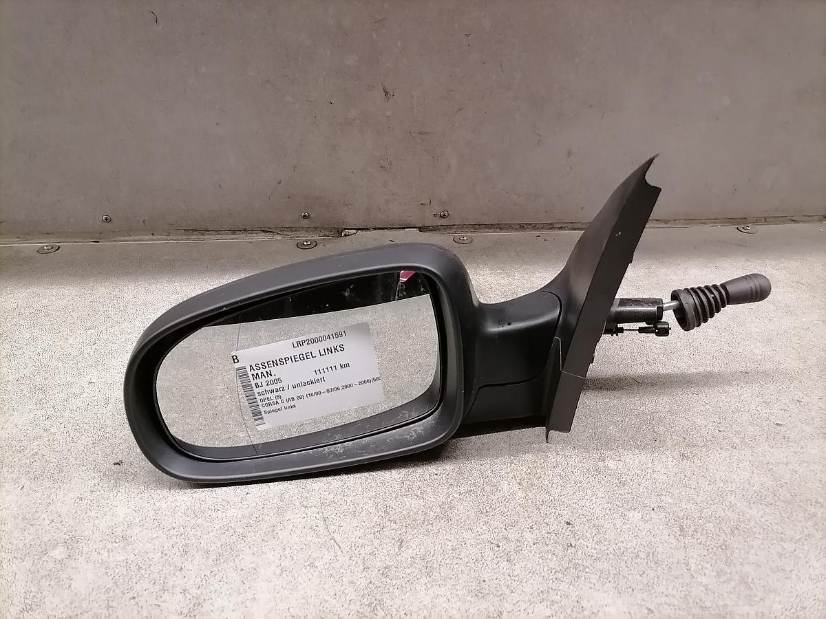 Spiegelgehäuse links für Opel Corsa C Spiegel