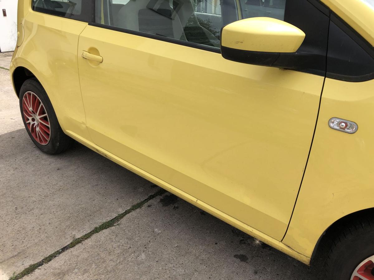 Seat Mii Typ AA T&uuml;r vorn rechts Beifahrer Rohbau 3 t&uuml;rer LB1B Sunflower Yellow