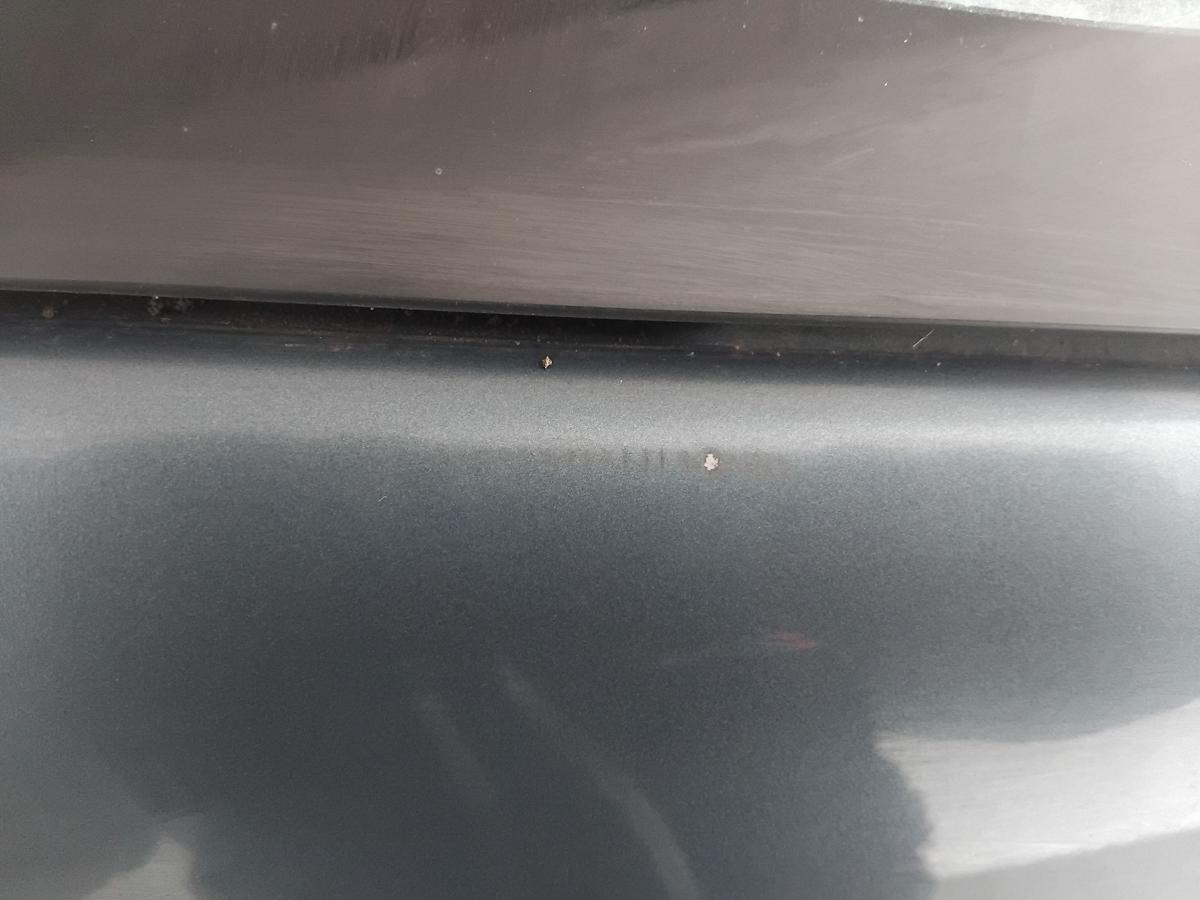 Dacia Sandero 1 original Heckklappe blaumetallic TERNF mit Heckscheibe BJ2009