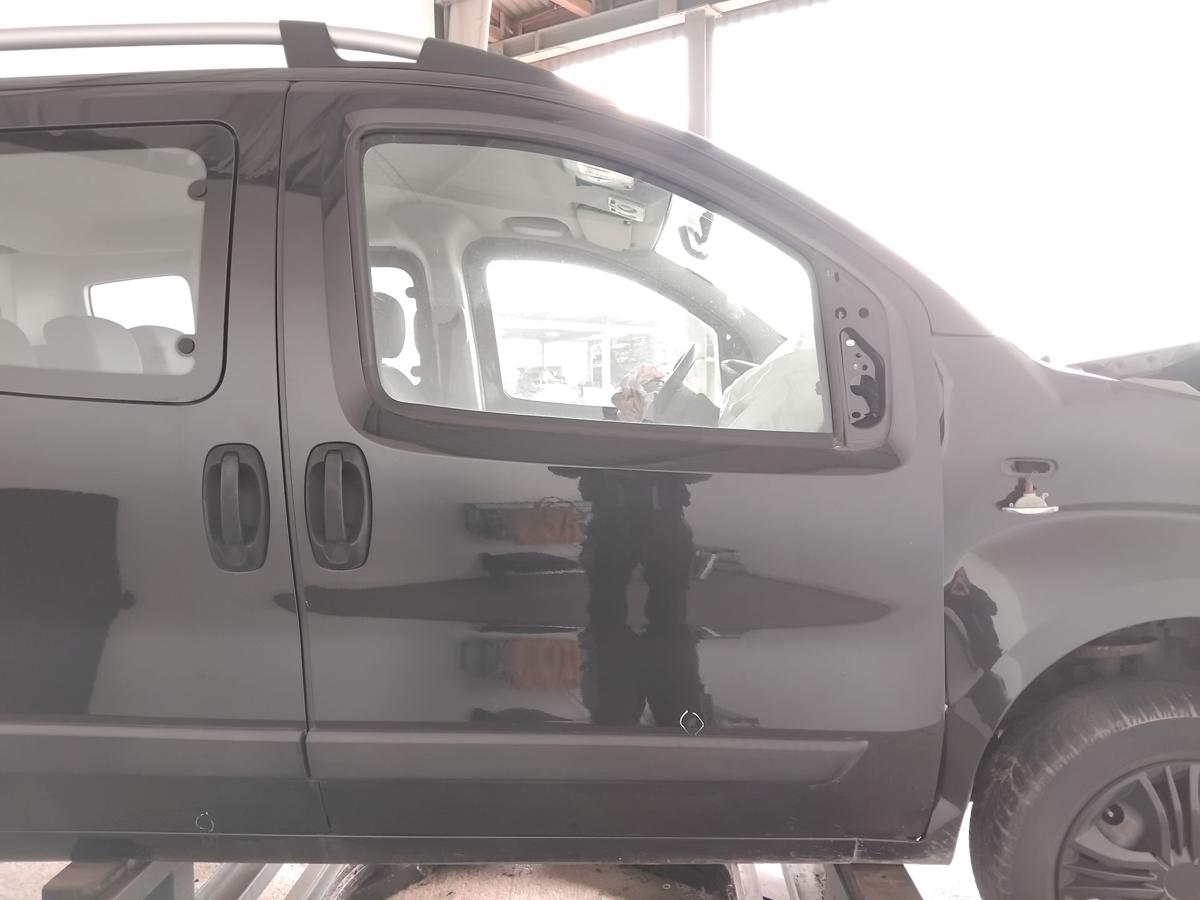 Fiat Qubo 225 orig T&uuml;r vorn rechts Beifahrert&uuml;r schwarzmetallic 632 Nero BJ2010