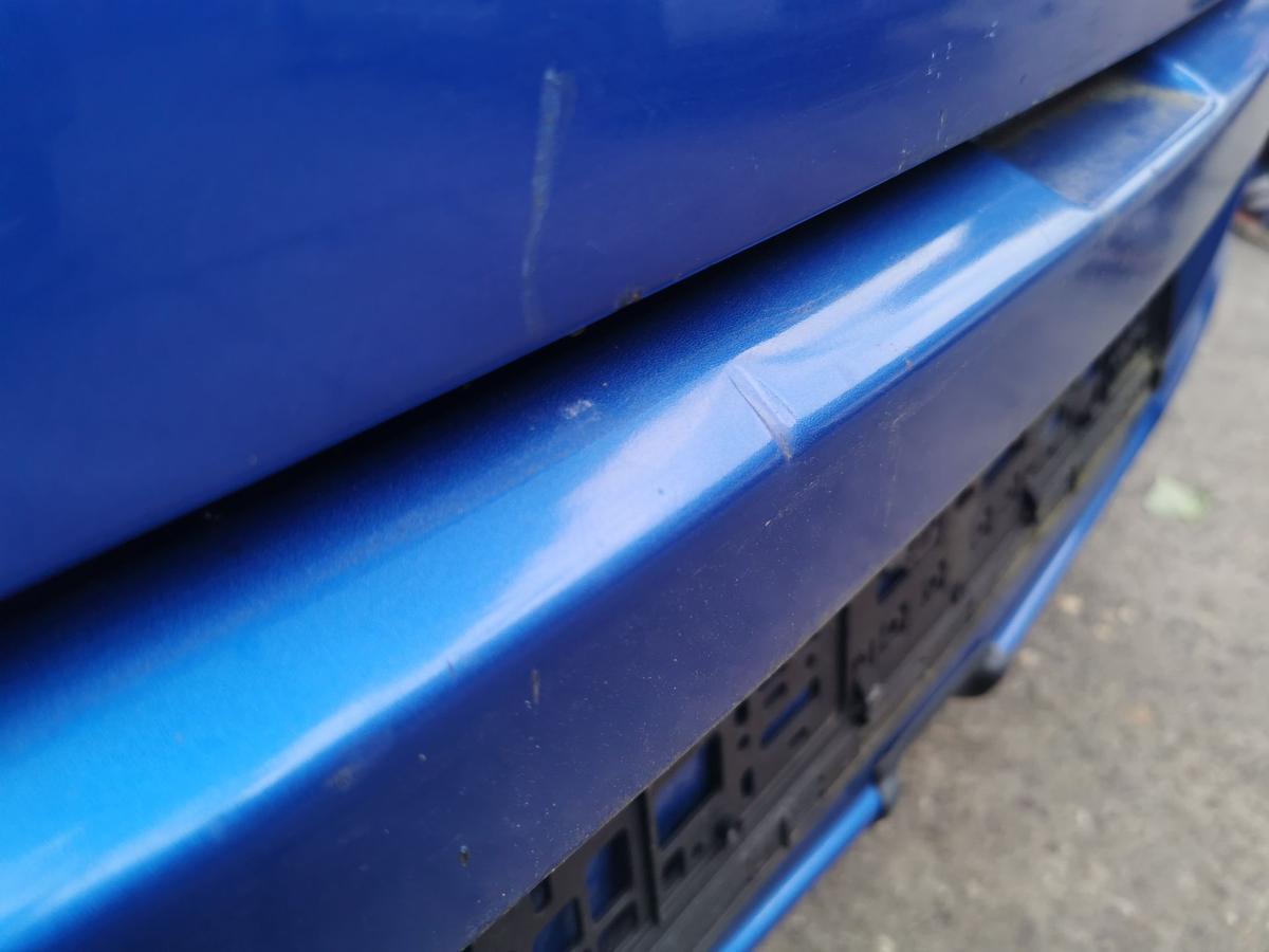 Daihatsu Cuore 251 Stossfänger Stossstange Bumper hinten B51 Blue Perl metallic
